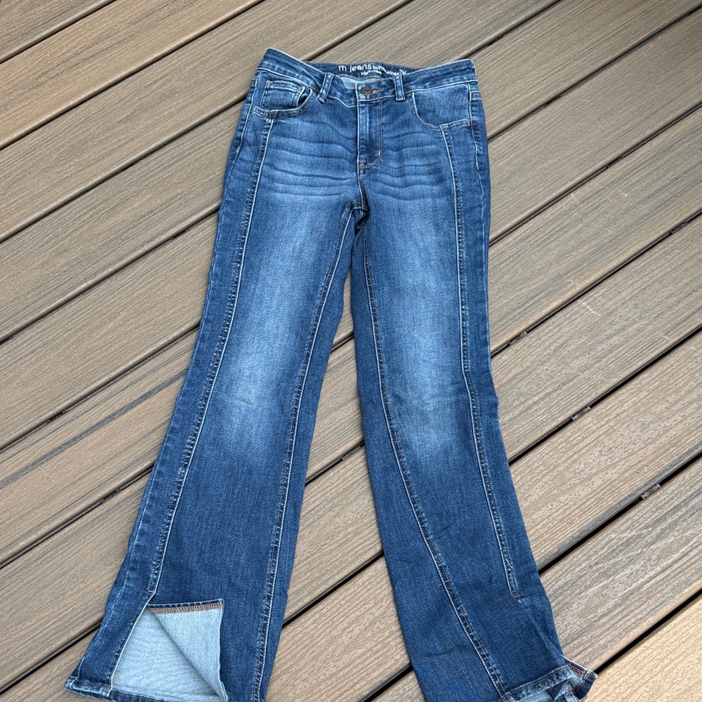 Maurices Dark Blue Flare Jeans